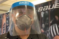 Image of ‘Team first’: Bauer Hockey making face shields for coronavirus fight