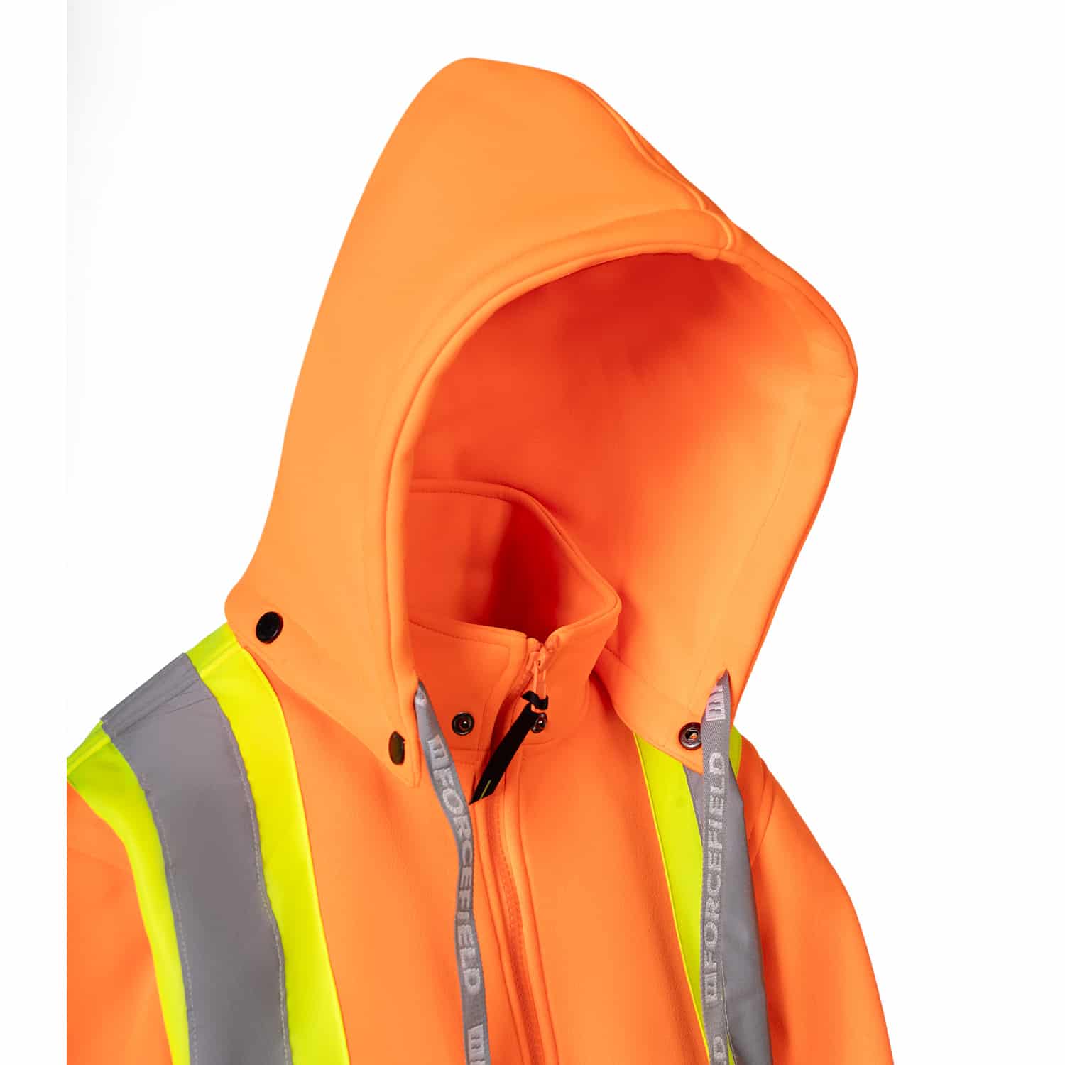 Women's Hi Vis Safety Hoodie with Detachable Hood