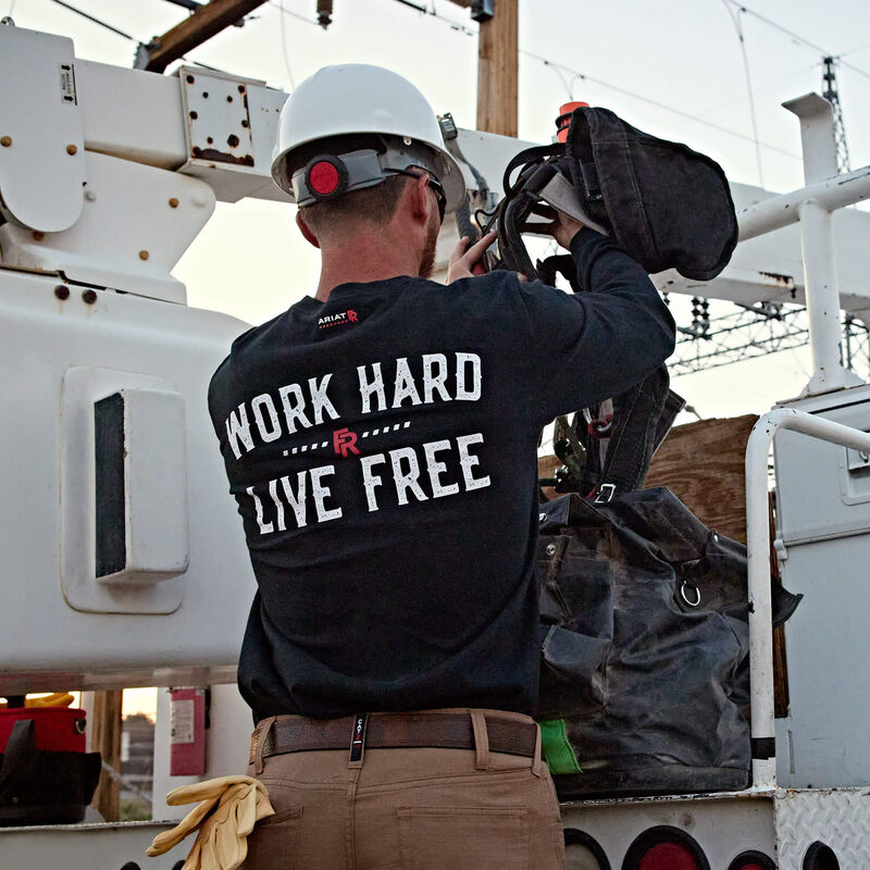 Image of FR Work Hard Live Free T-Shirt