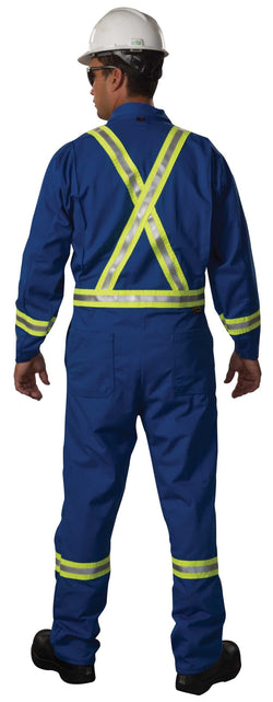 Image of Big Bill FR Work Coverall With Reflective Material 9 oz.