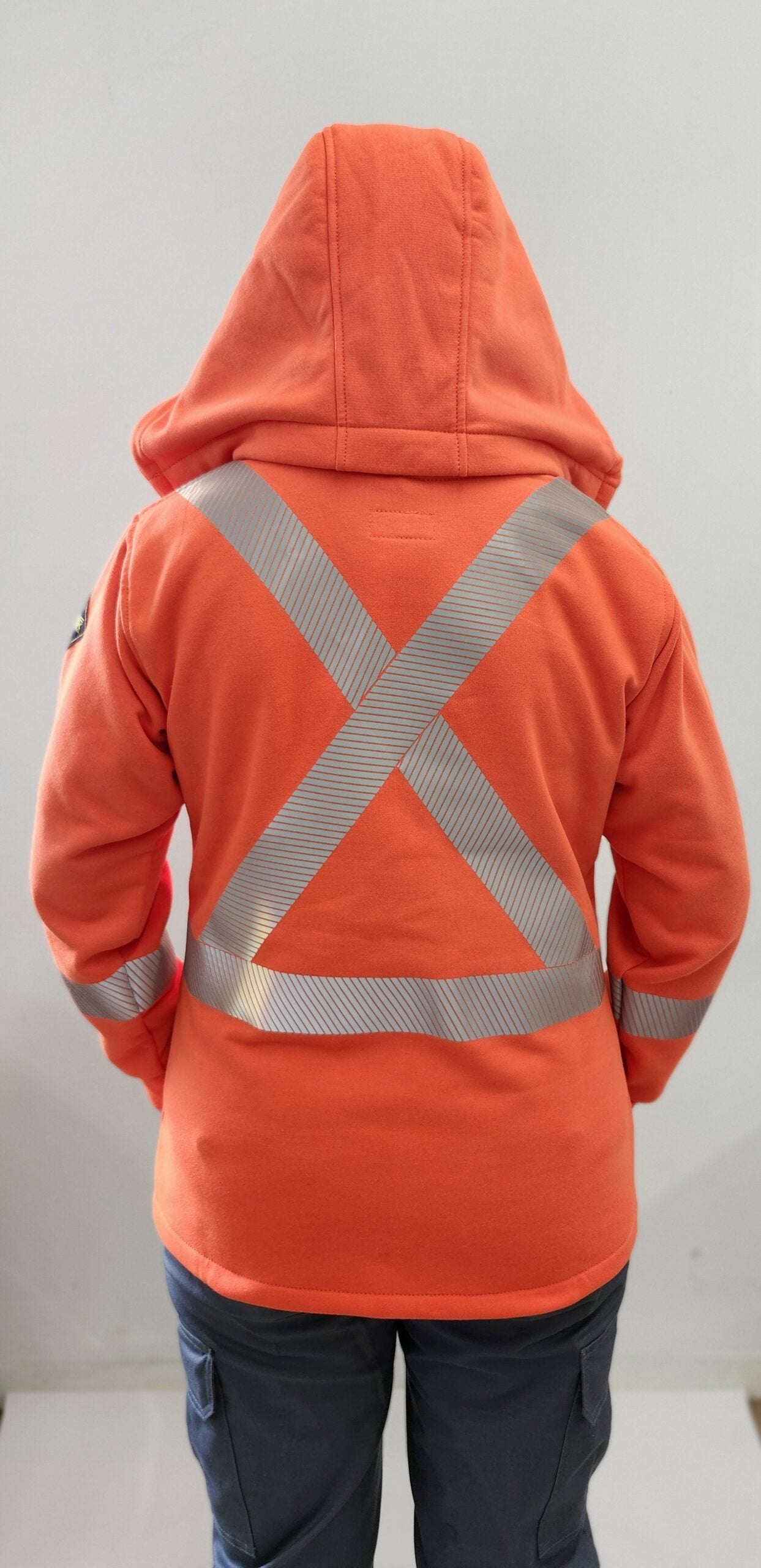 Image of Women’s FR Fleece Hi-Vis Zip Up Hoodie