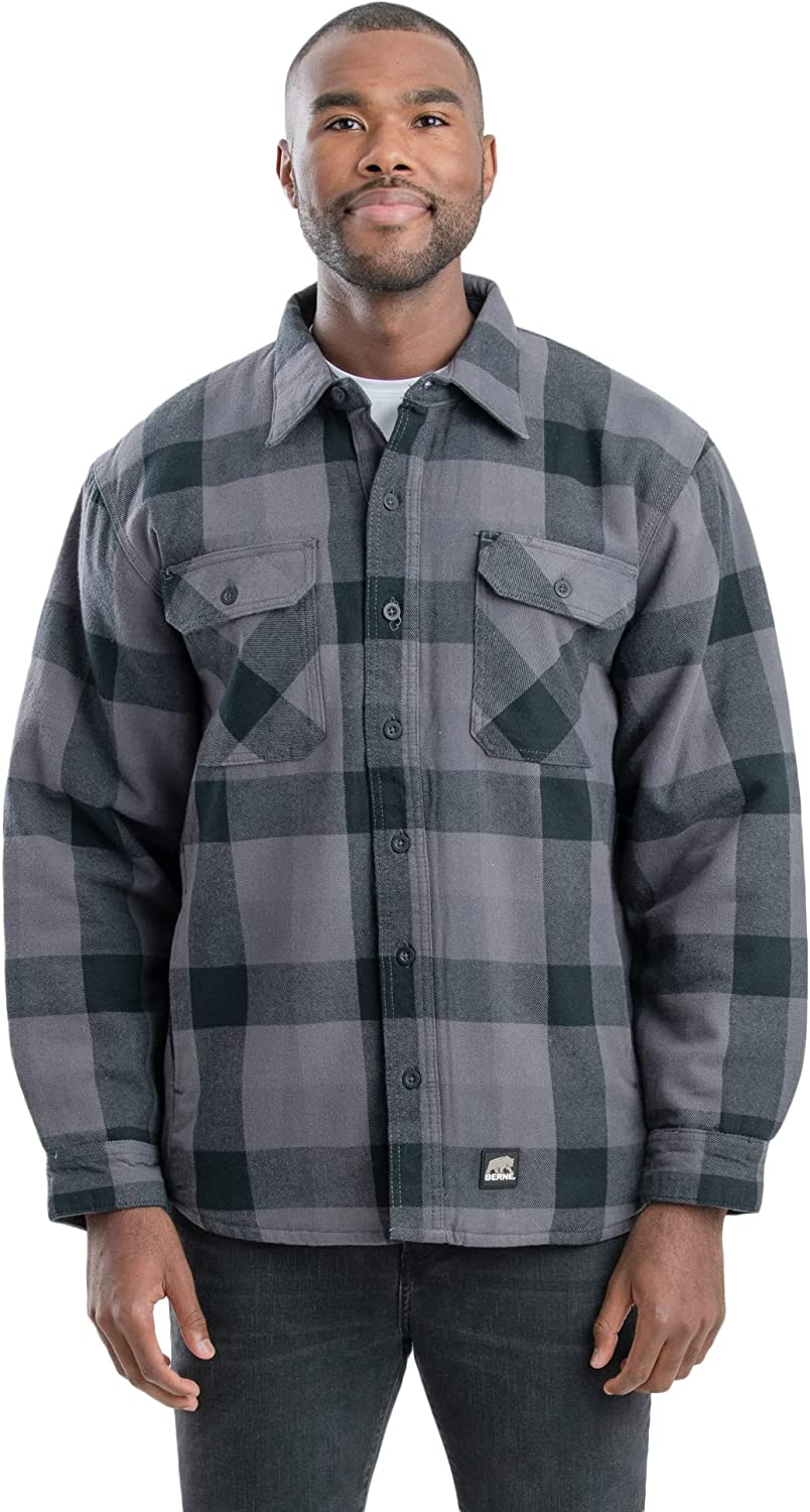 Image of BERNE® Heartland Flannel Shirt Jacket