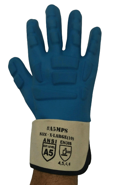 A5MPS - ANSI Cut Level A5 Impact Level 2 Protection Glove with Safety Cuff