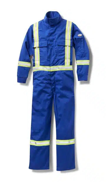 Image of Rasco FR 88/12 Coverall with CSA Reflective Trim - Royal Blue