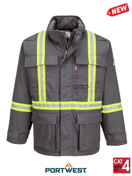 Image of Bizflame® 88/12 Insulated FR Winter Parka - Royal Blue - 9oz