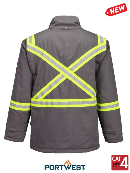 Image of Bizflame® 88/12 Insulated FR Winter Parka - Royal Blue - 9oz