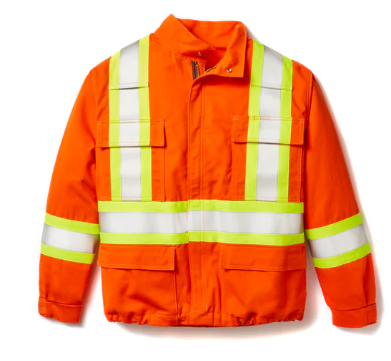 Image of FR Hi Vis 88/12 Orange Unlined Bomber w/4