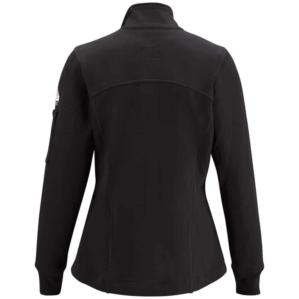 Women's Fleece Zip Up Hoodie (Black)