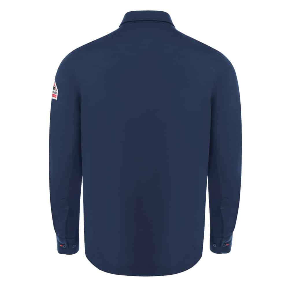 Men's FR Flex Knit Button Down Shirt (Navy)
