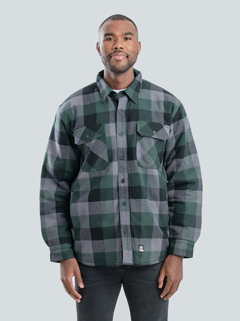 Image of BERNE® Heartland Flannel Shirt Jacket