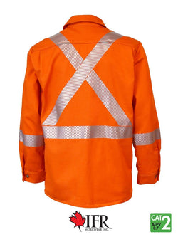 Image of IFR Workwear UltraSoft® 7 oz Deluxe Segmented Striped Work Shirt