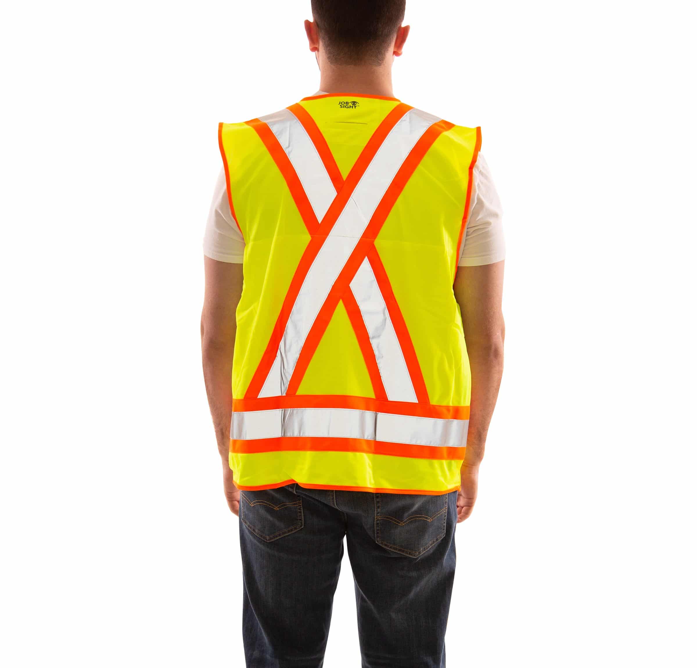 Job Sight Class 2 X-Back Surveyor Vest
