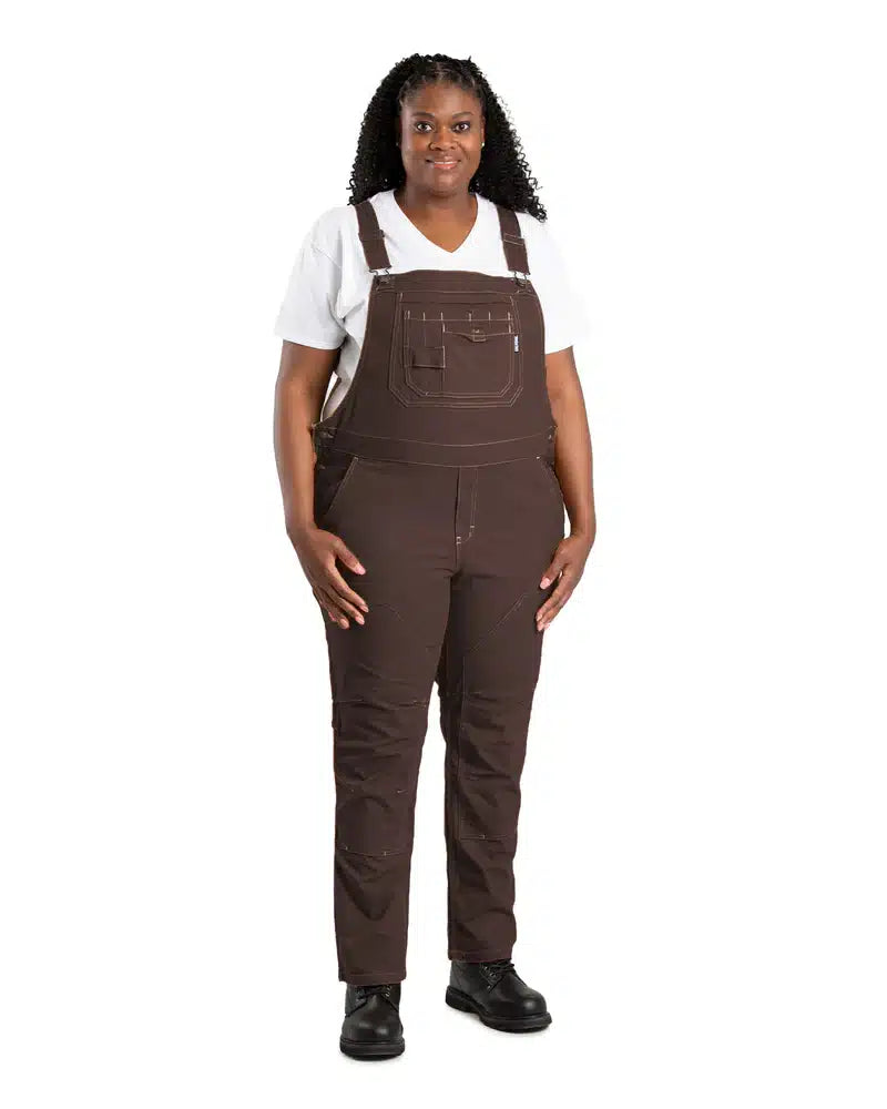 BERNE® Women's Unlined Stretch Duck Bib Overalls