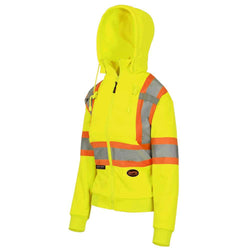 Image of Pioneer Women's Hi-Viz Yellow Fleece Hoodie