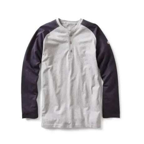 Image of Rasco FR 2-Tone Henley Long Sleeve Shirt