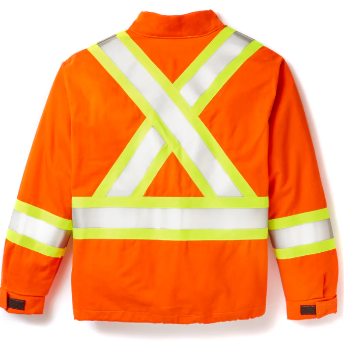 Image of FR Hi Vis 88/12 Orange Unlined Bomber w/4