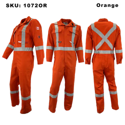 Image of Atlas Guardian® FR / Arc Flash Coveralls - Orange