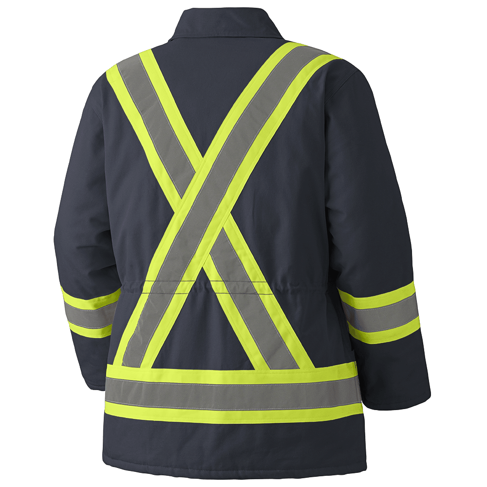 Image of Pioneer Navy Quilted Duck Parka