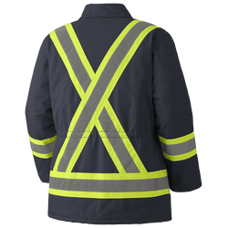 Image of Pioneer Navy Quilted Duck Parka