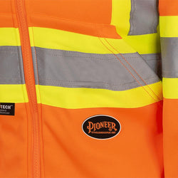Image of Pioneer Women's Hi-Viz Orange Fleece Hoodie