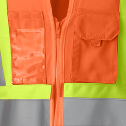 Image of Pioneer Women's Hi-Viz Orange Polyester Safety Vest