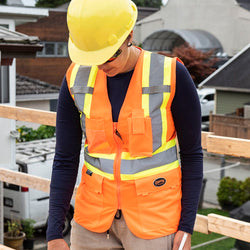 Image of Pioneer Women's Hi-Viz Orange Polyester Safety Vest