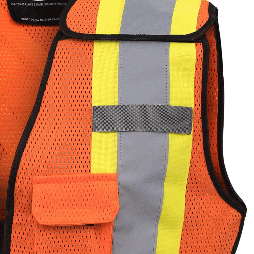 Pioneer Women's Hi-Viz Orange Safety Tear Away Vest