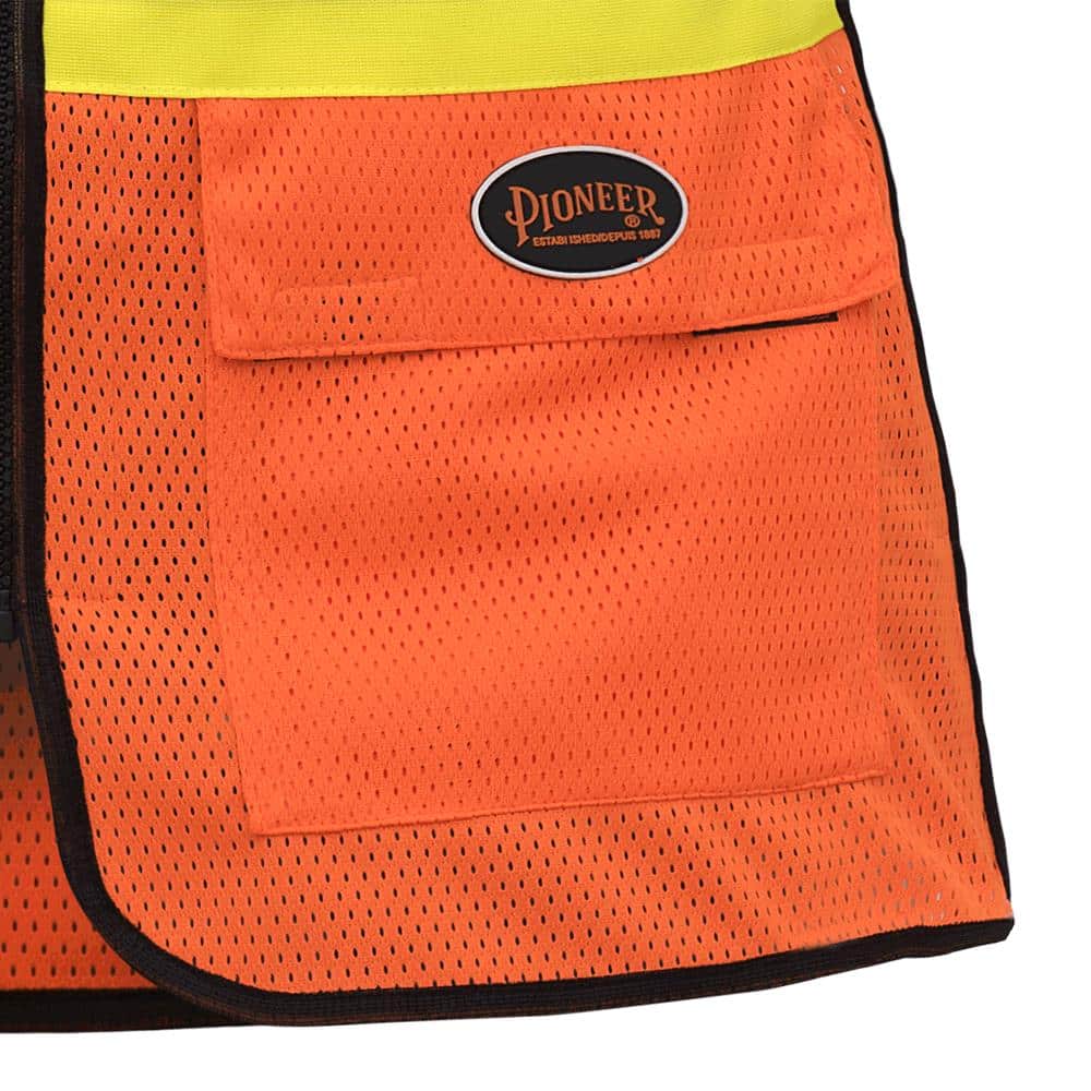 Image of Pioneer Women's Hi-Viz Orange Safety Tear Away Vest