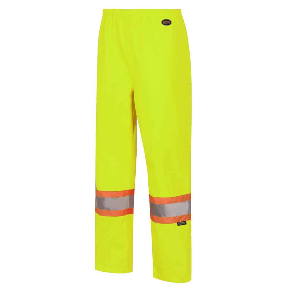 Image of Pioneer Women's Hi-Viz Yellow Waterproof 300D Polyester/PU Pants