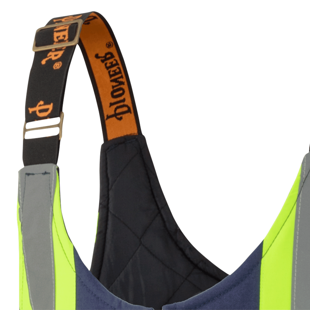 Image of Pioneer Navy Quilted Cotton Duck Overalls