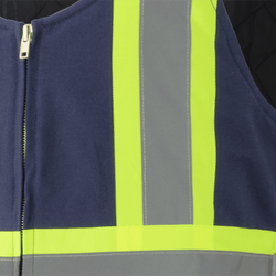 Image of Pioneer Navy Quilted Cotton Duck Overalls