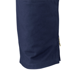 Image of Pioneer Navy Quilted Cotton Duck Overalls