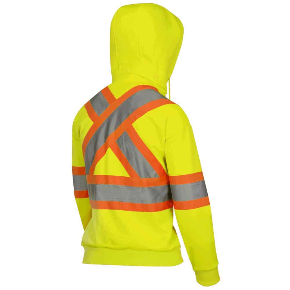 Image of Pioneer Women's Hi-Viz Yellow Fleece Hoodie