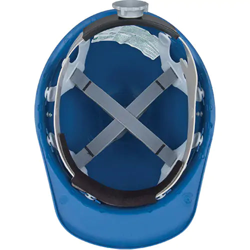 Image of Fibre-Metal® Supereight™ Roughneck P2A Hardhat, Ratchet Suspension, Blue